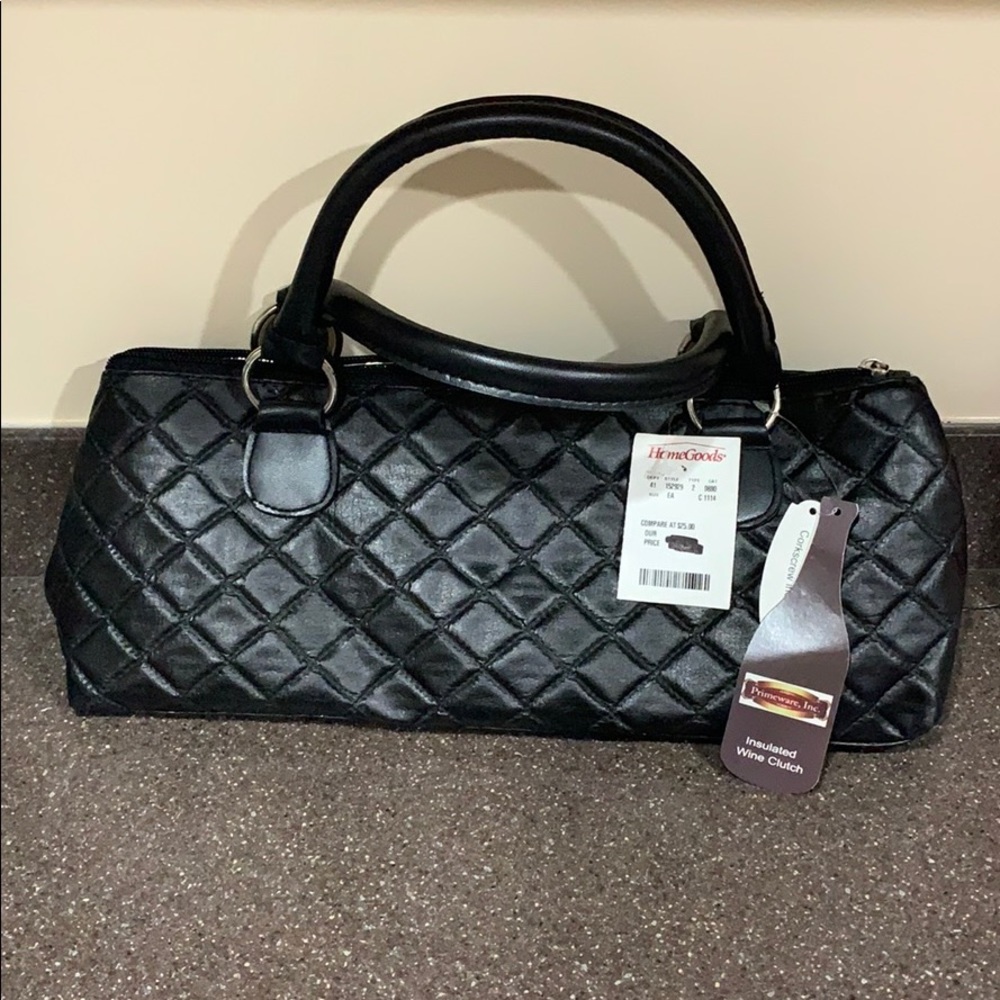 Insulated Wine Clutch w/ corkscrew NWT